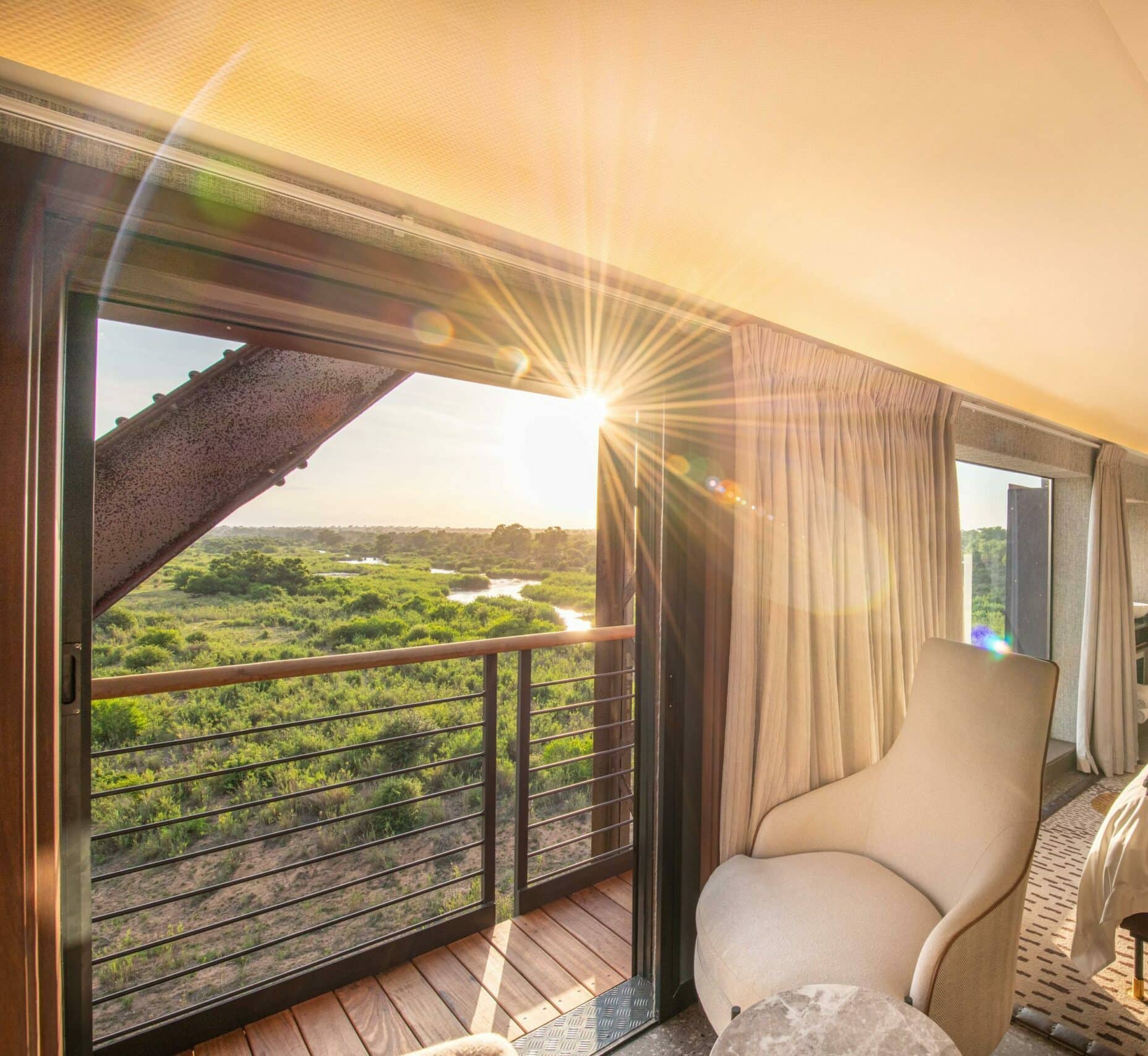 Kruger Shalati train carriage room