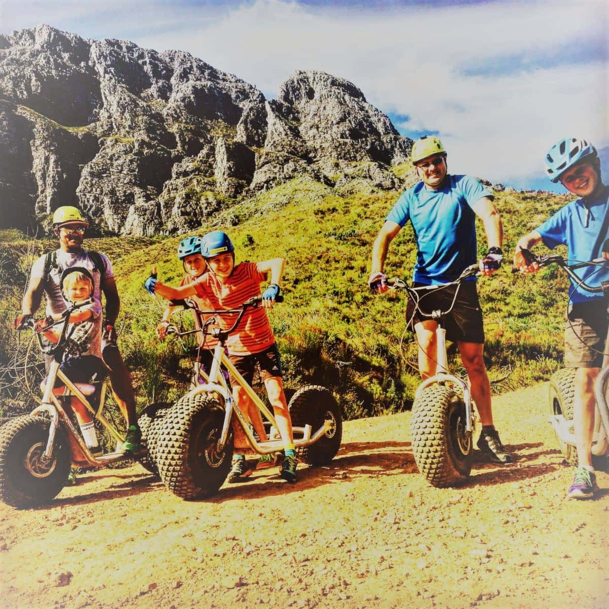 An off-road Scooter Adventure through a Nature Reserve