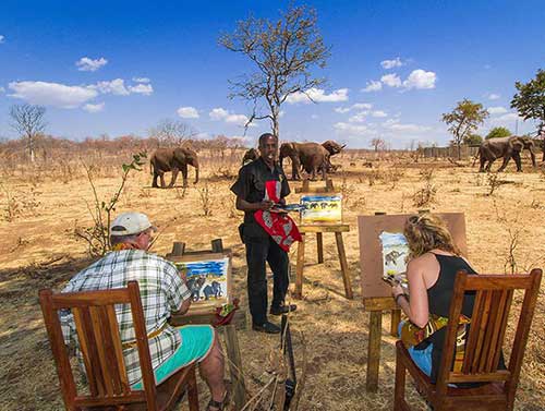 Victoria-Falls-Elephant-Art