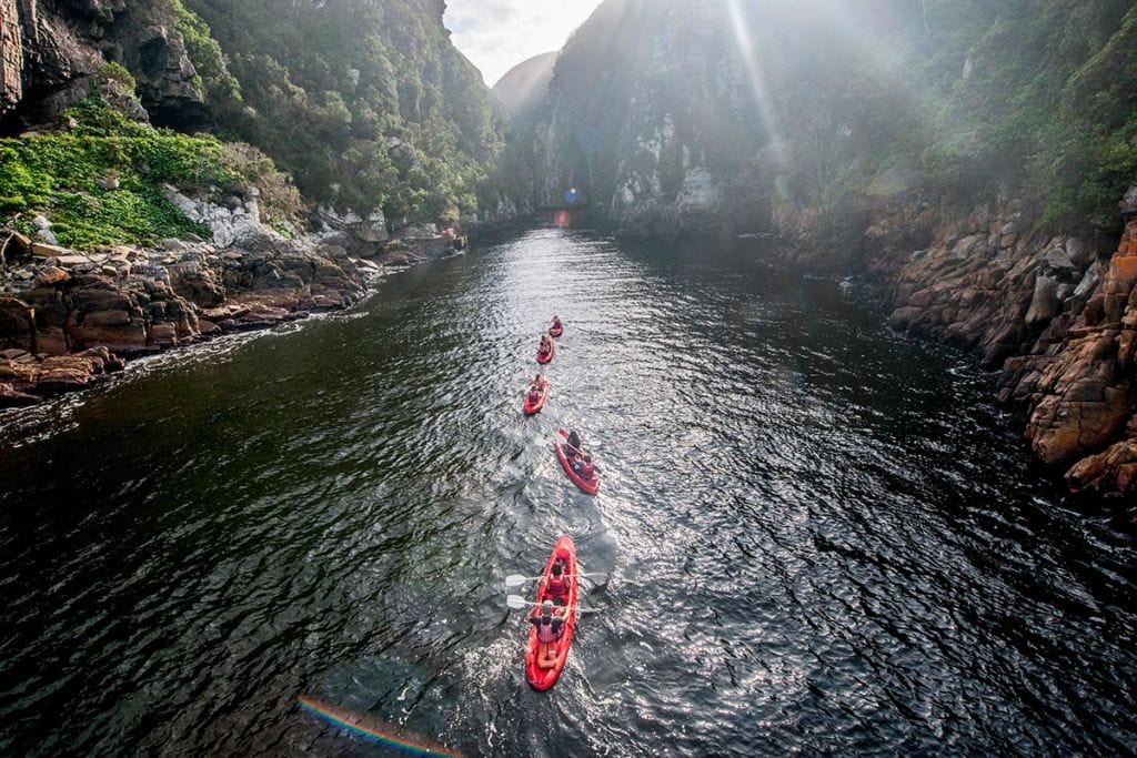 Kayak & Lilo Storms River Gorge